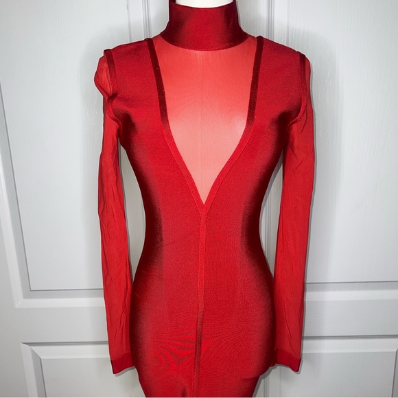 House of CB Elegant Red Dress - Picture 4 of 5